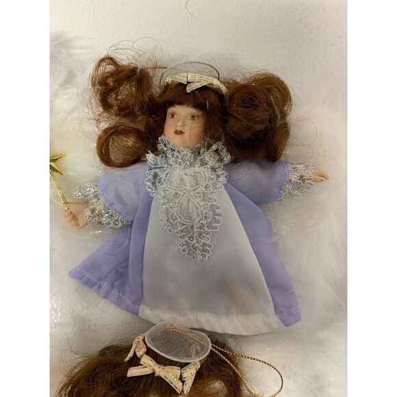 Paradise Galleries Heavenly Moments Ornament Collection Porcelain Angel Figures - Picture 5 of 7